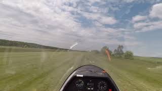 Отработка прерванного старта / glider winch launch failure