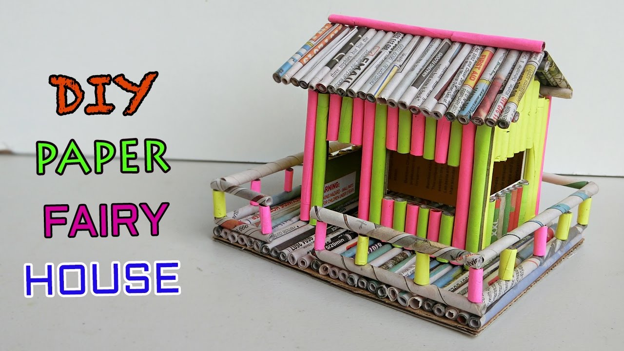 How To Make House With Chart Paper