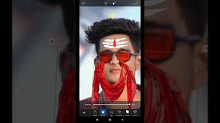 mahadev photo editing on mobile ll PicsArt mahadev photo editing tutorial ll ST short screenshot 4