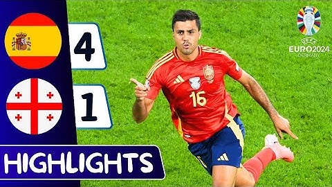 Spain vs Georgia (4-1) | All Goals & Extended Highlights | UEFA Euro Cup 2024