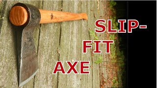 Trying out a slip-fit axe: First impressions of use and hanging.