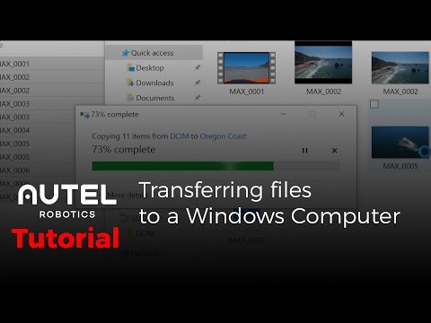 Autel Robotics Tutorial: Transferring Files to a Windows Computer