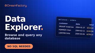 DreamFactory Data Explorer Demo