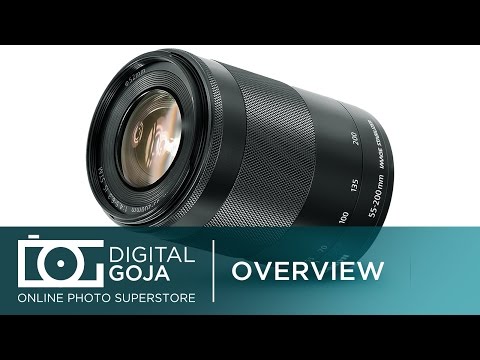 Canon EF-M 55-200mm f/4.5-6.3 IS STM Lens | Lens For Canon M5, M3 & M10 Mirrorless Cameras | Video