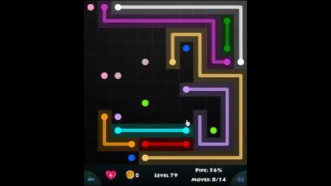 flow game facebook - jumbo pack level 79 Connect the dots