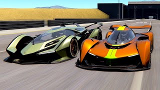 McLaren Solus GT vs Lamborghini V12 Vision GT at Special Stage Route X