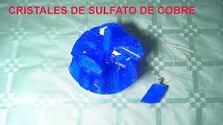 Como hacer cristales de sulfato de cobre!💎💎 by El Manazas 14,058 views 2 years ago 21 minutes