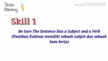 TOEFL Structure & Written - Skill 1