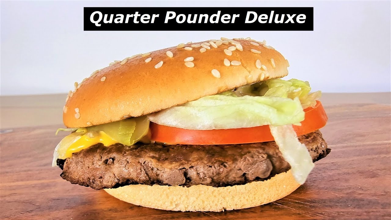 Quarter Pounder Deluxe (McDonald's // Free Glass with Quarter Pounder