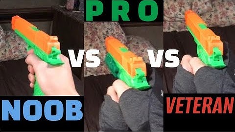 Noob vs. Pro vs. Veteran! Types of Nerf Reloads.