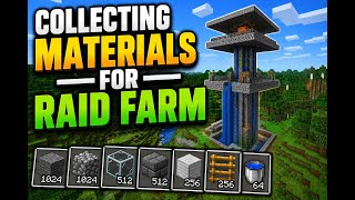Collecting materials for raid farm in my hardcore world #18 #gaming #minecraft