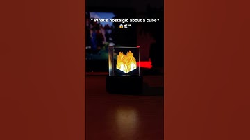 The cube of nostalgia 😱👾 #minecraft #hologram #nostalgia