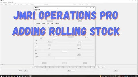 JMRI Operations Pro Part 2 - Adding Cars & Custom Loads
