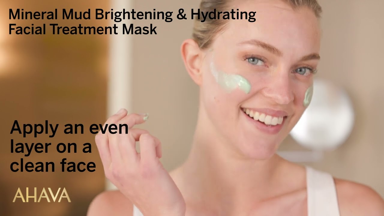 AHAVA Mineral Mud brightening face mask with moisturising effect