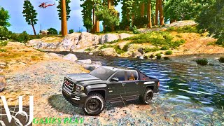 *بازی GRAND THEFT AUTO [4K 60]- PC* 🎮 *فرانکلین Epic GMC Ride to the Mountains 🌄*