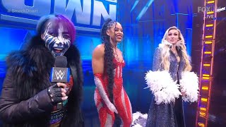 Charlotte Flair, Asuka and Bianca Belair confronts Damage CTRL  - WWE SmackDown 11/10/2023