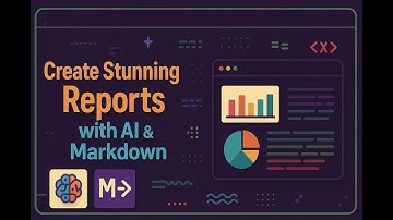 Create Stunning Reports with AI & Markdown – From AI-Generated Content to Pro PDFs in Minutes!