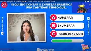 ¿Sabes más que alguien de 10 años? REACCIONANDO A Play Quiz #3