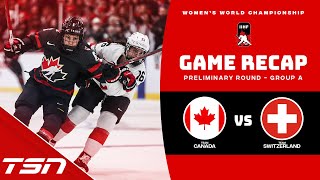 Canada vs. Switzerland - 2023 IIHF Women's World Championship