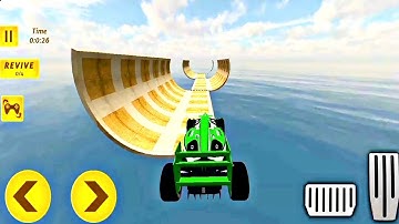 formula car gt racing stunts- impossible tracks 3d mega ramps #1-Car games Android IOS gameplay
