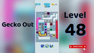 🎮 Gecko Out Level 48 Walkthrough | Go Answer 🦎