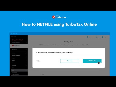 How to use NETFILE to file your tax return | TurboTax Support Canada