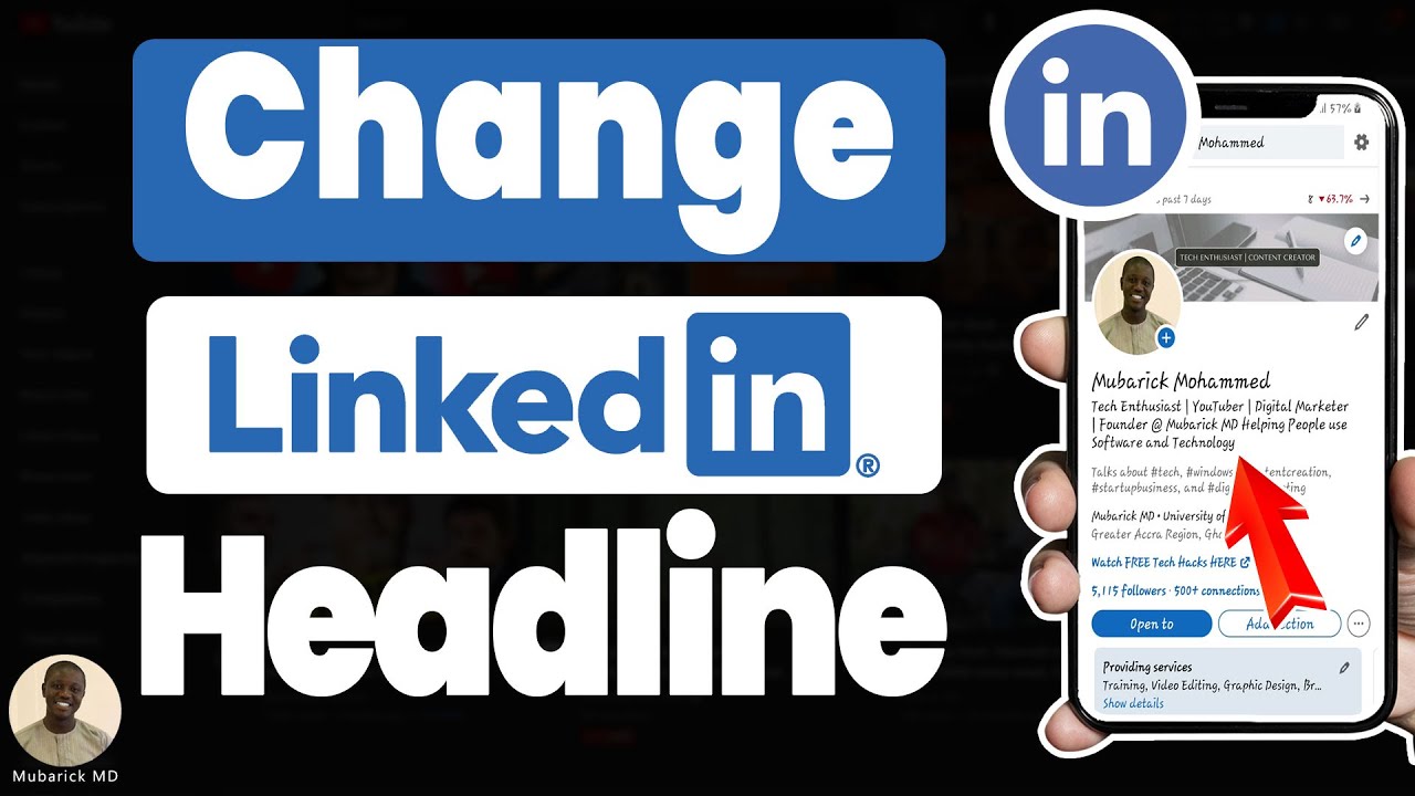 How to Change Your Headline on LinkedIn - Full Guide - YouTube
