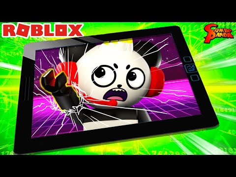 Inside An Ipad Roblox Escape The Tablet Obby With Combo Panda Youtube - pwnda roblox