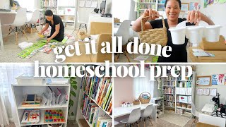 HOW I PREP & ORGANIZE MY HOMESCHOOL CURRICULUM AND SCHOOL SUPPLIES for our  20232024 SCHOOL YEAR !