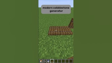 MODERN COBBLESTONE GENERATOR  #minecraft #ideas #gaming