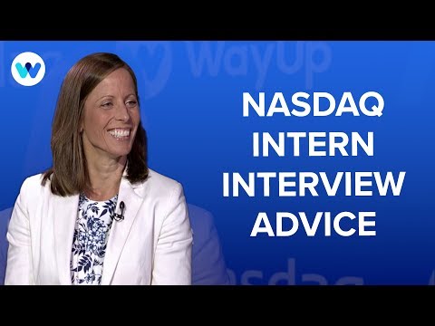 Nasdaq Interview Advice For Interns