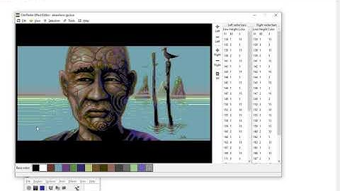 C64 Raster Effect Editor: Automatic raster bar generation