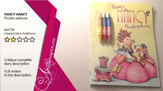 Childre Coloring Book Flip through - Fancy Nancy Puzzle-palooza screenshot 1