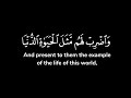 واضرب لهم مثل الحياة الدنيا كماء أنزلناه من السماء فاختلط به نبات الأرض شاشة سوداء سعد الغامدي