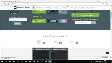 Donwload,install and configure EASYPHP - part 1 - How to create a Website to 0 tutorial