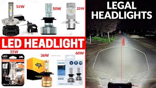 Legal LED HEADLIGHTS 💡 for Bike/Scooter/Car | Top Brand Budget Lights for City & Highway