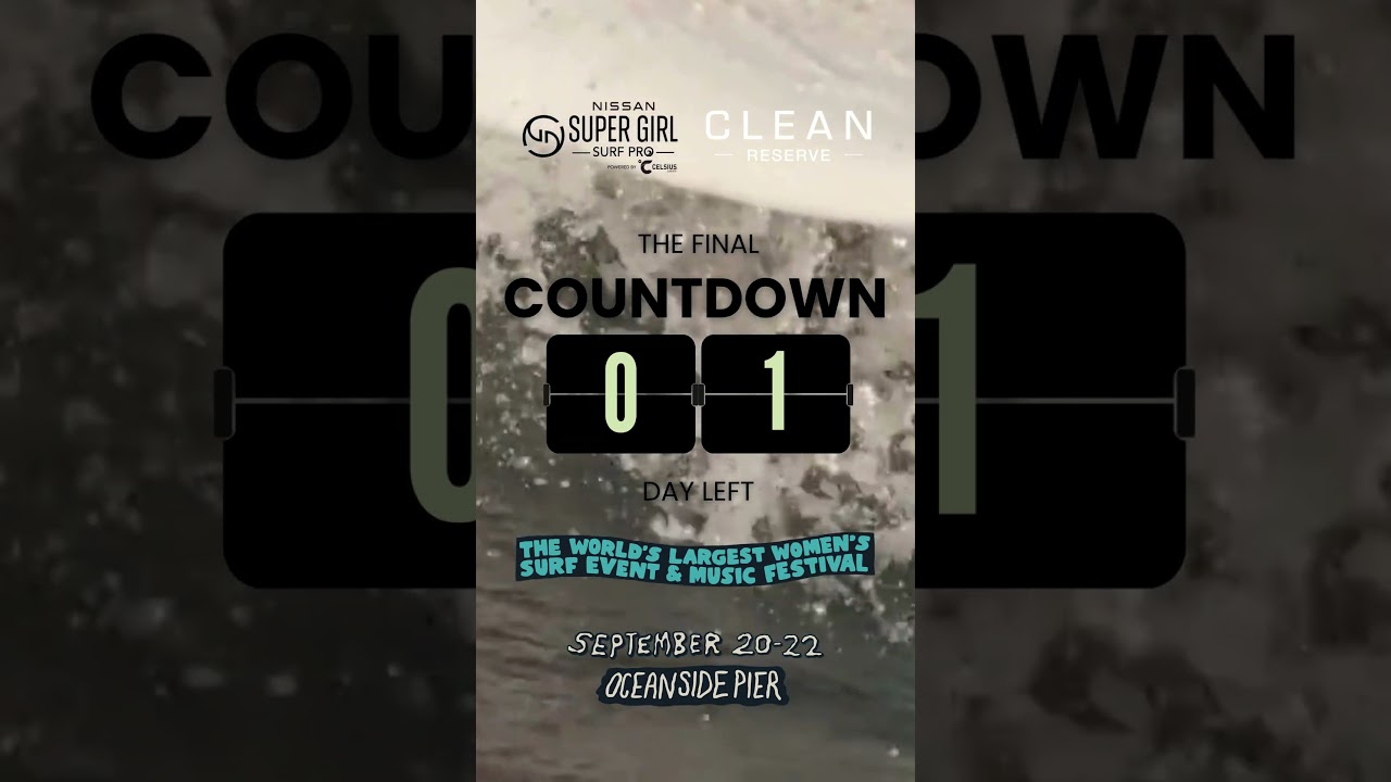 Catch the wave (or make a splash!) at the @supergirlpro Surf Event this weekend in Oceanside, CA! 🌊