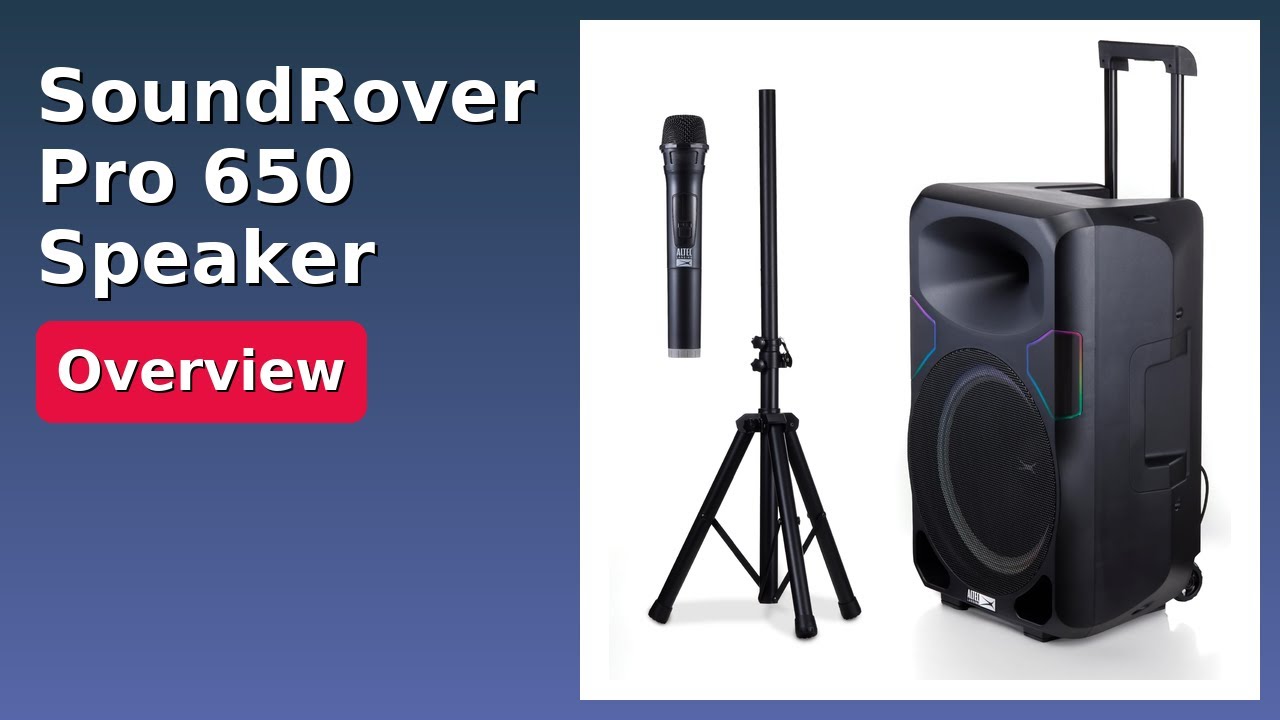 REVIEW (2025): SoundRover Pro 650 Speaker. Features.