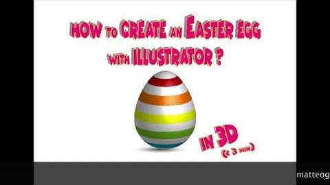 How to create an Easter egg with Illustrator?