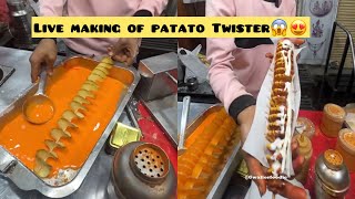 Live Making of Patato Twister🥔😱