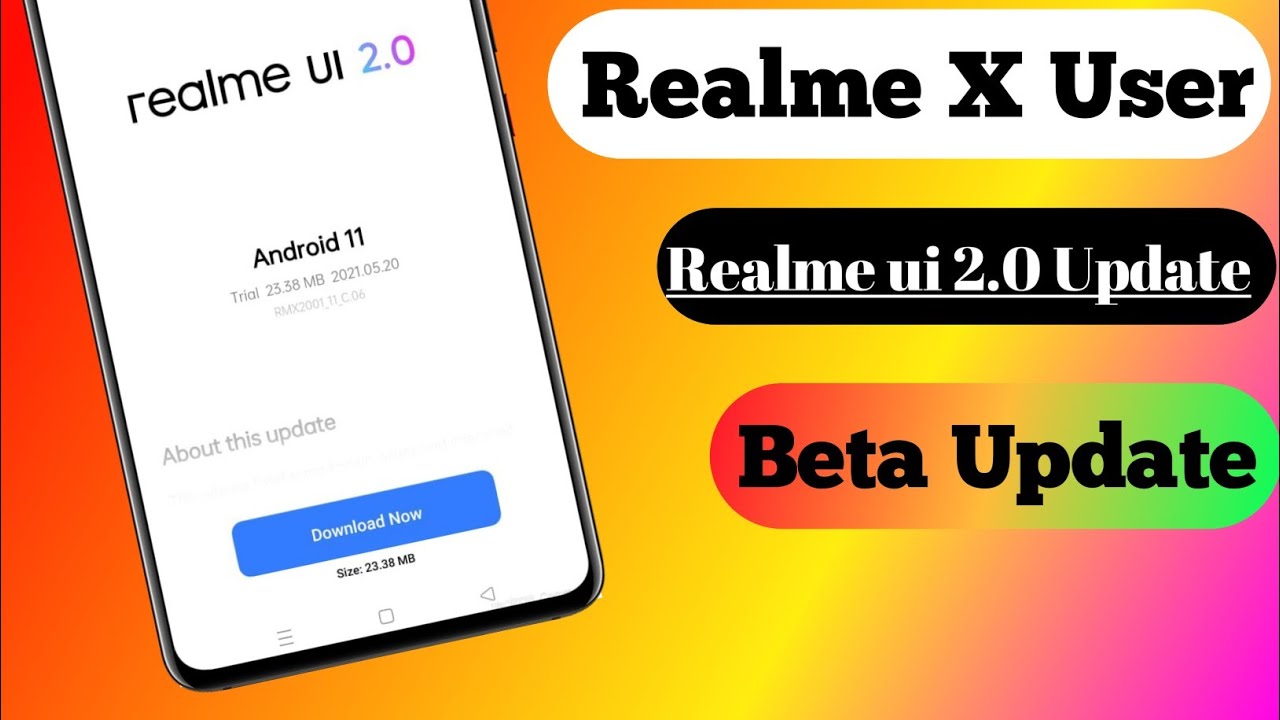 🔥Realme X Realme ui 2.0 Beta Update | Realme X Android 11 Update | Realme X New Software Update