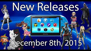 PlayStation Vita New Releases December 8th 2015 |PSVITA|