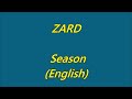 ZARD Season (English)