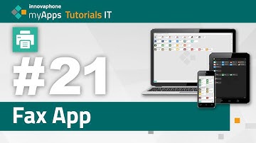 #21 myApps tutorial - Fax App (Fax2Mail) (13rX, 14rX, 15r1) | IT
