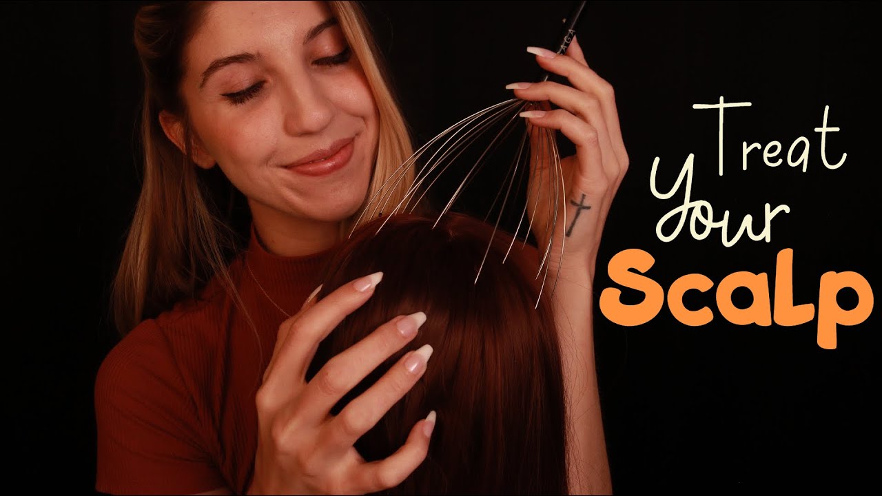 ASMR Heavenly Scalp Massage w/ Gentle Whispers 💆 Perfect Headache Relief ~