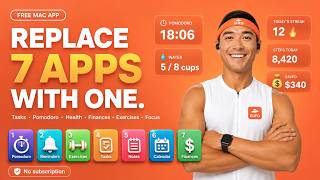 eUFO - The Mac App That Replaces 7 Apps at Once Free Task Manager, Pomodoro, Health, Finance Tracker