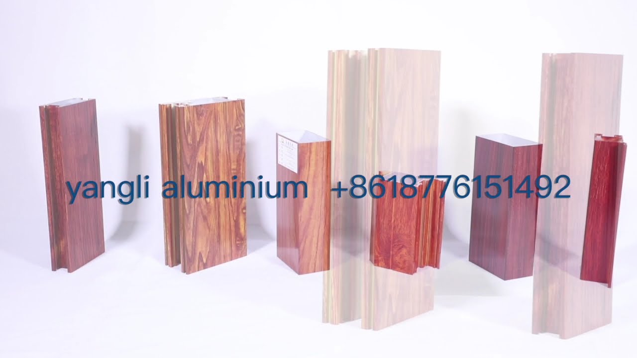 yangli wood color aluminium profiles