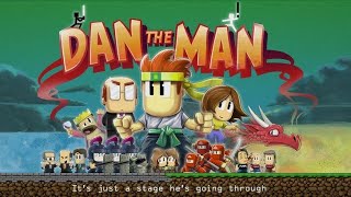 TRYING VINTAGE GAME | DAN THE MAN !!!  @Glitchshadow5 