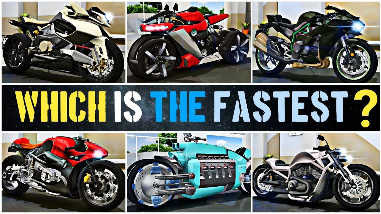 Traffic rider: All bike's top speed test || Which is the Fastest? ||