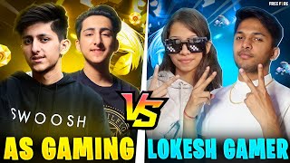 Lokesh Gamer Challenge Me And My Brother For 2 Vs 2 Clash Squad Battle😡 - Garena Free Fire